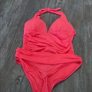 La Blanca Bright Orange Swimsuit